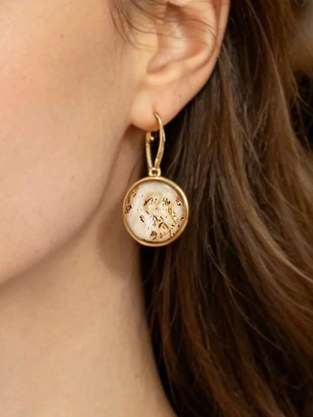 Boho hoop earrings N2406